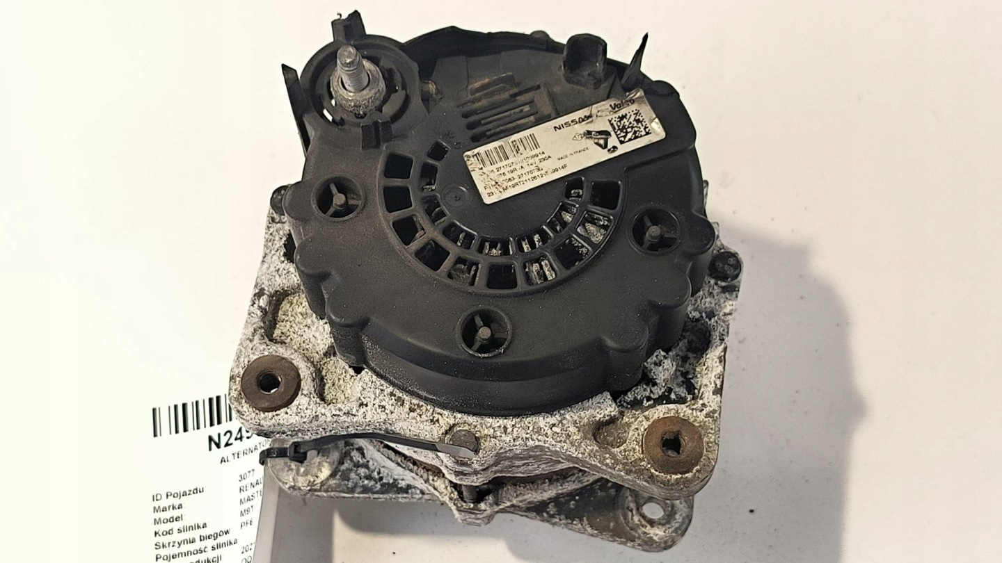 ALTERNATOR 231007619R 2.3 DCI RENAULT MASTER III LIFT