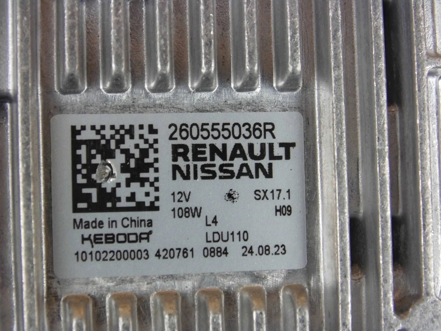 Renault Megane V Espace VI module control unit control unit LED 260555036R