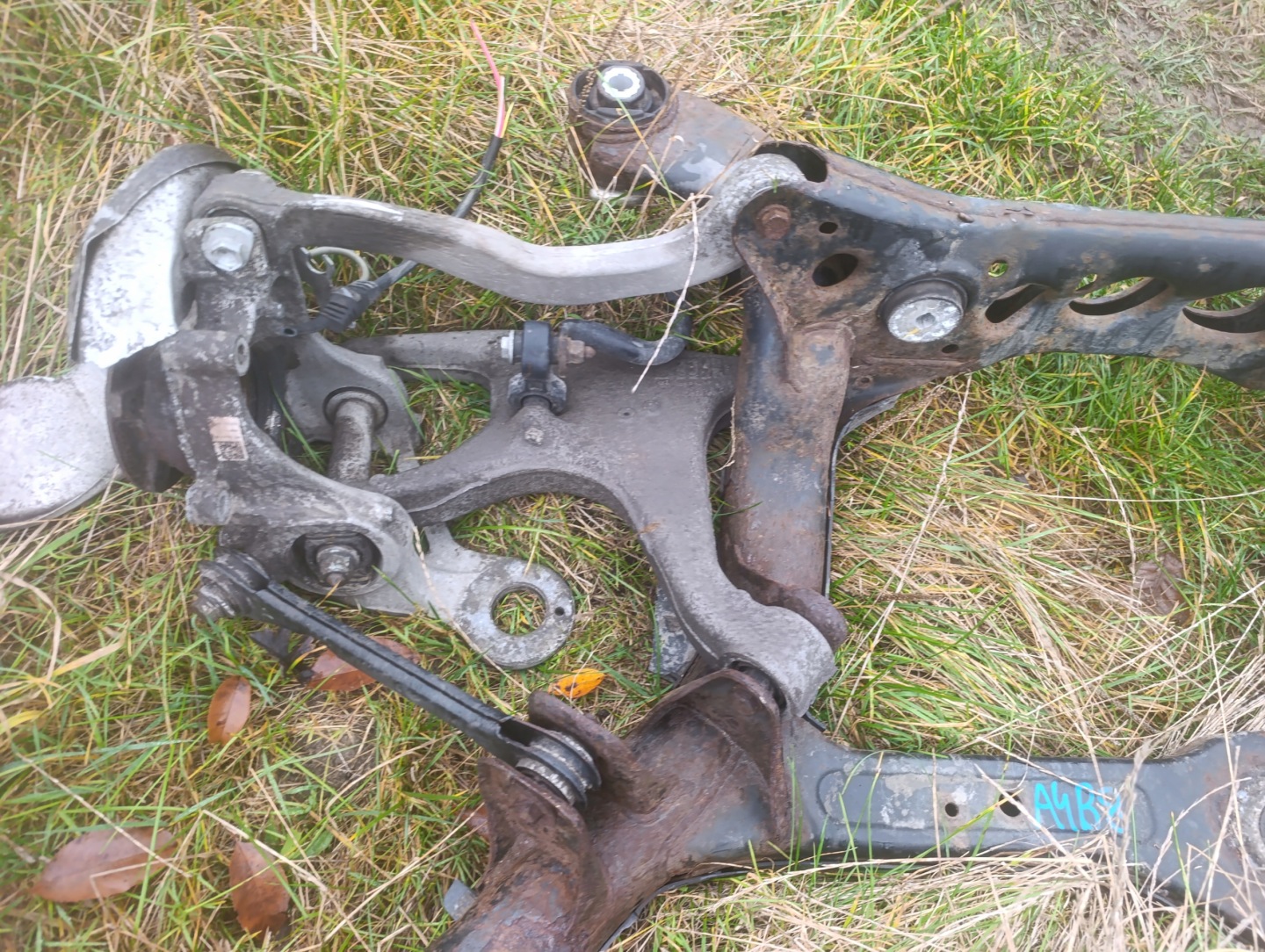 sususpension sider rear part Audi A4 B8 quattro 1.8 TFSI complete