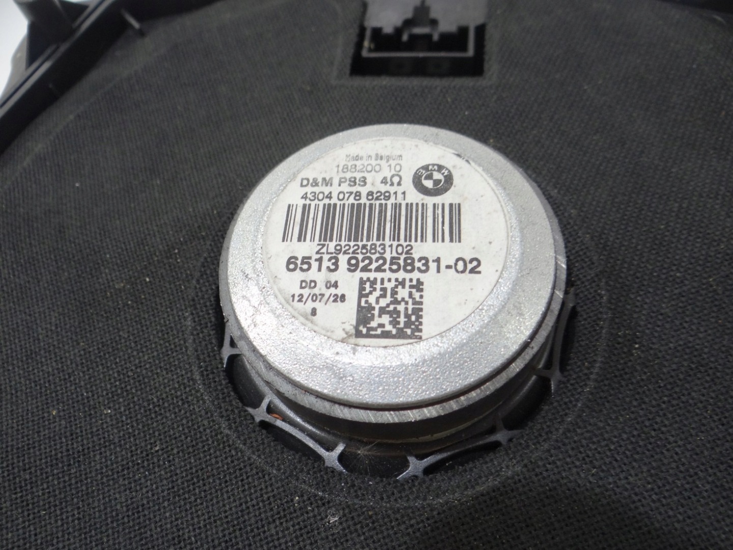 speaker SUBWOOFER left BMW F07 9225831
