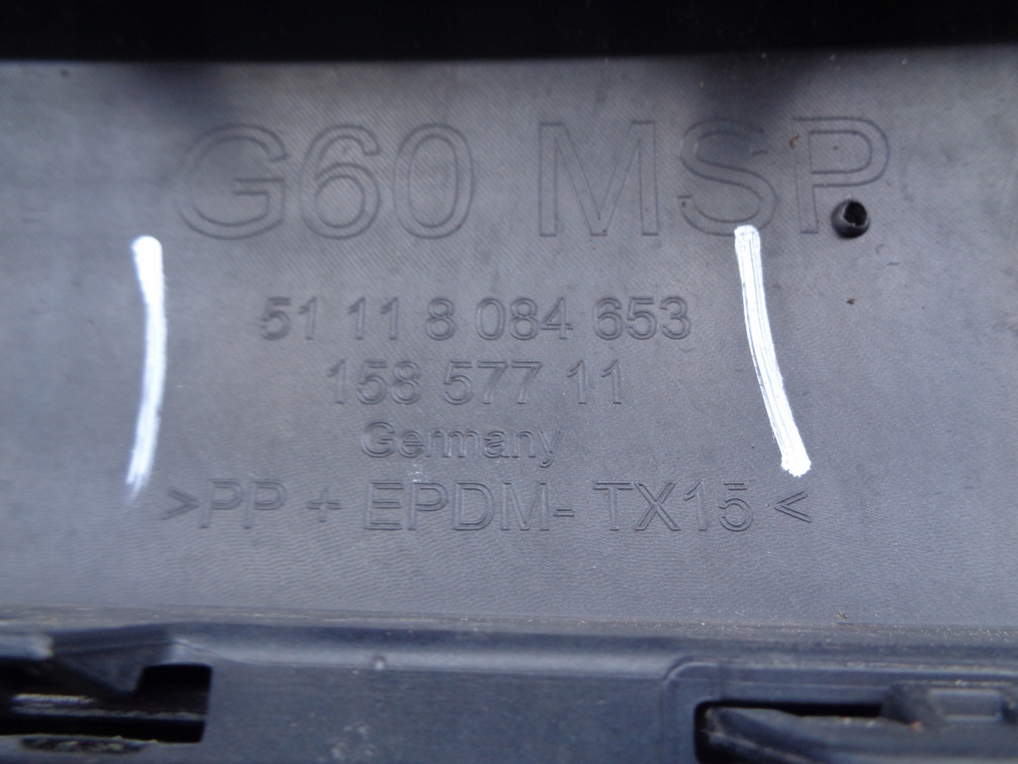front bumper BMW 5 G60 G61 23- m-packet NR 49046