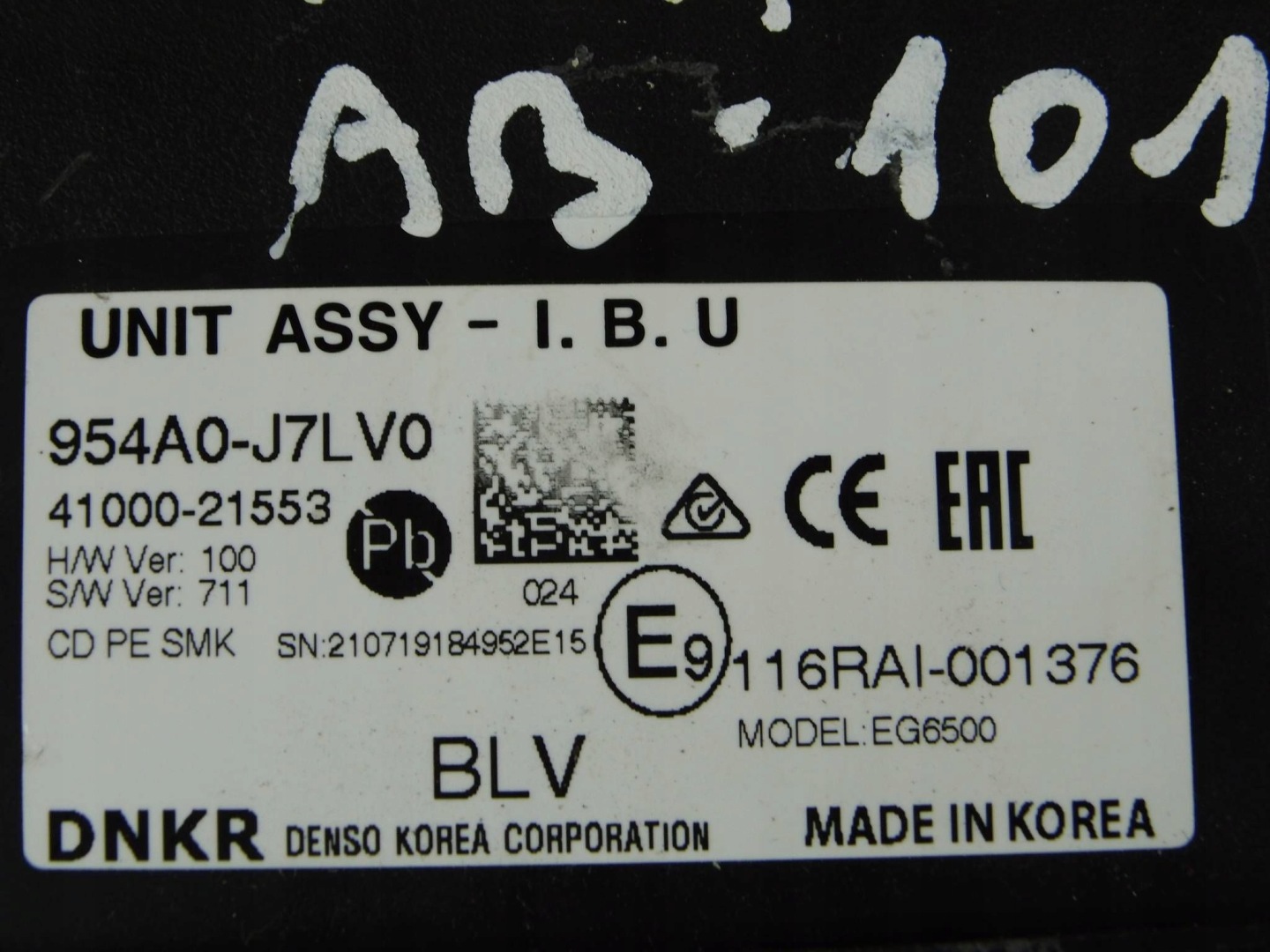 KIA Ceed III PROCEED modulo computer Centralina 954A0-J7LV0