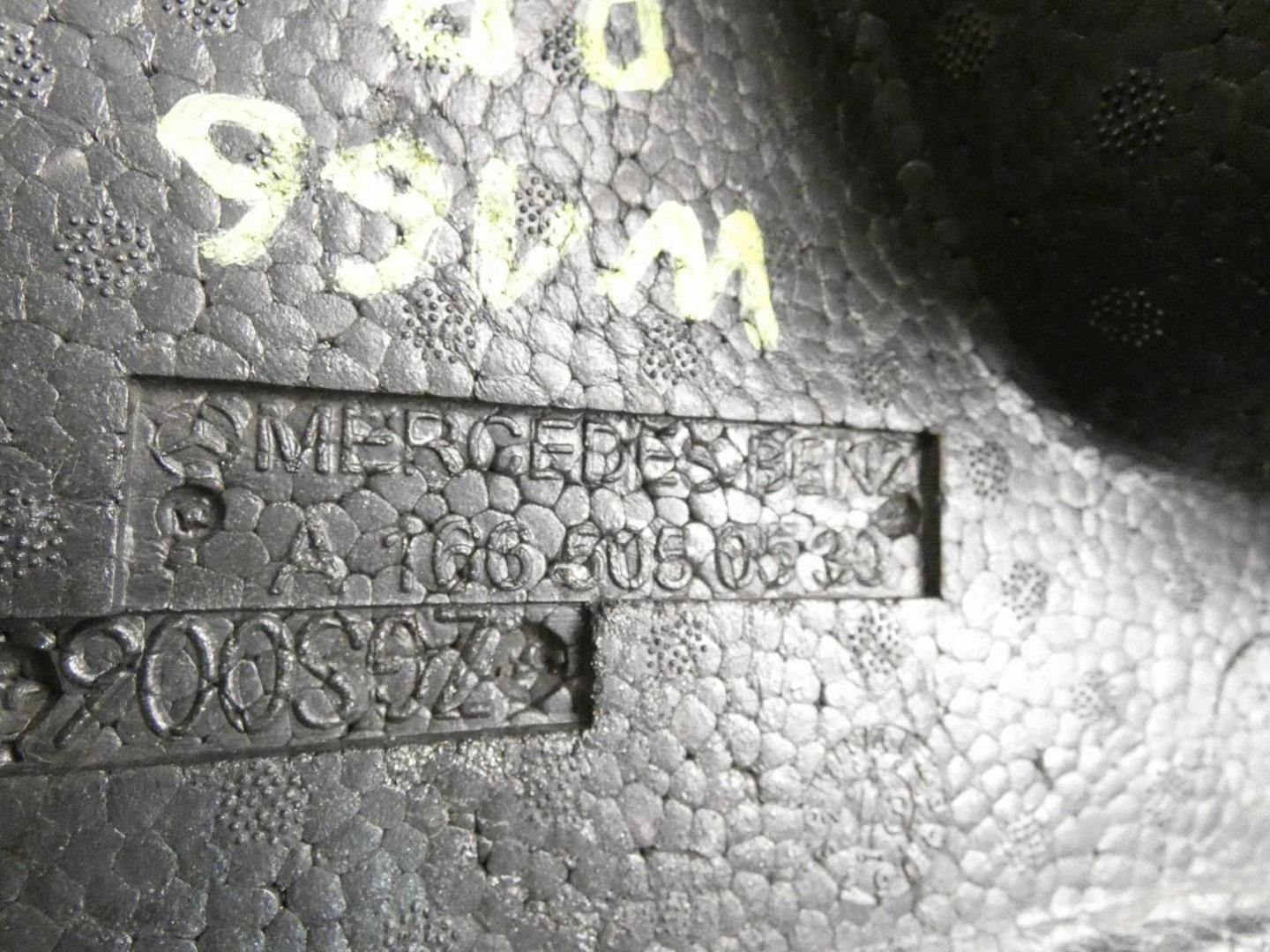 MERCEDES ML W166 polystirene ABSORBER of a bumper right front