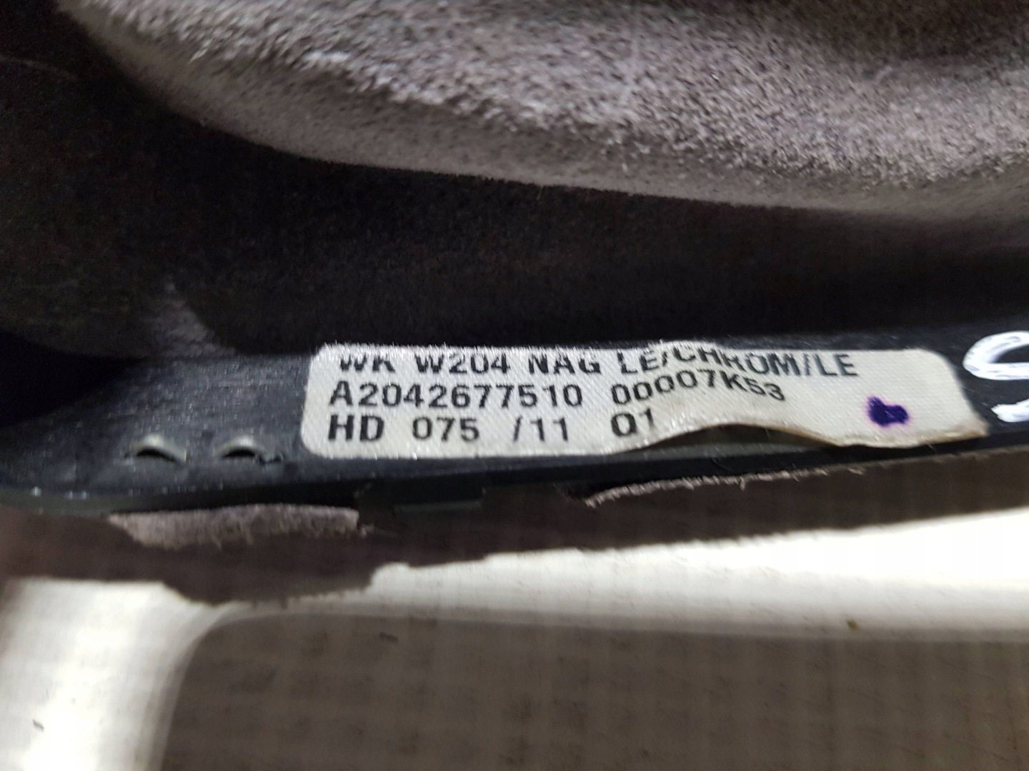 MERCEDES W204 W207 W212 LEVA CAMBIO AUTOMAT