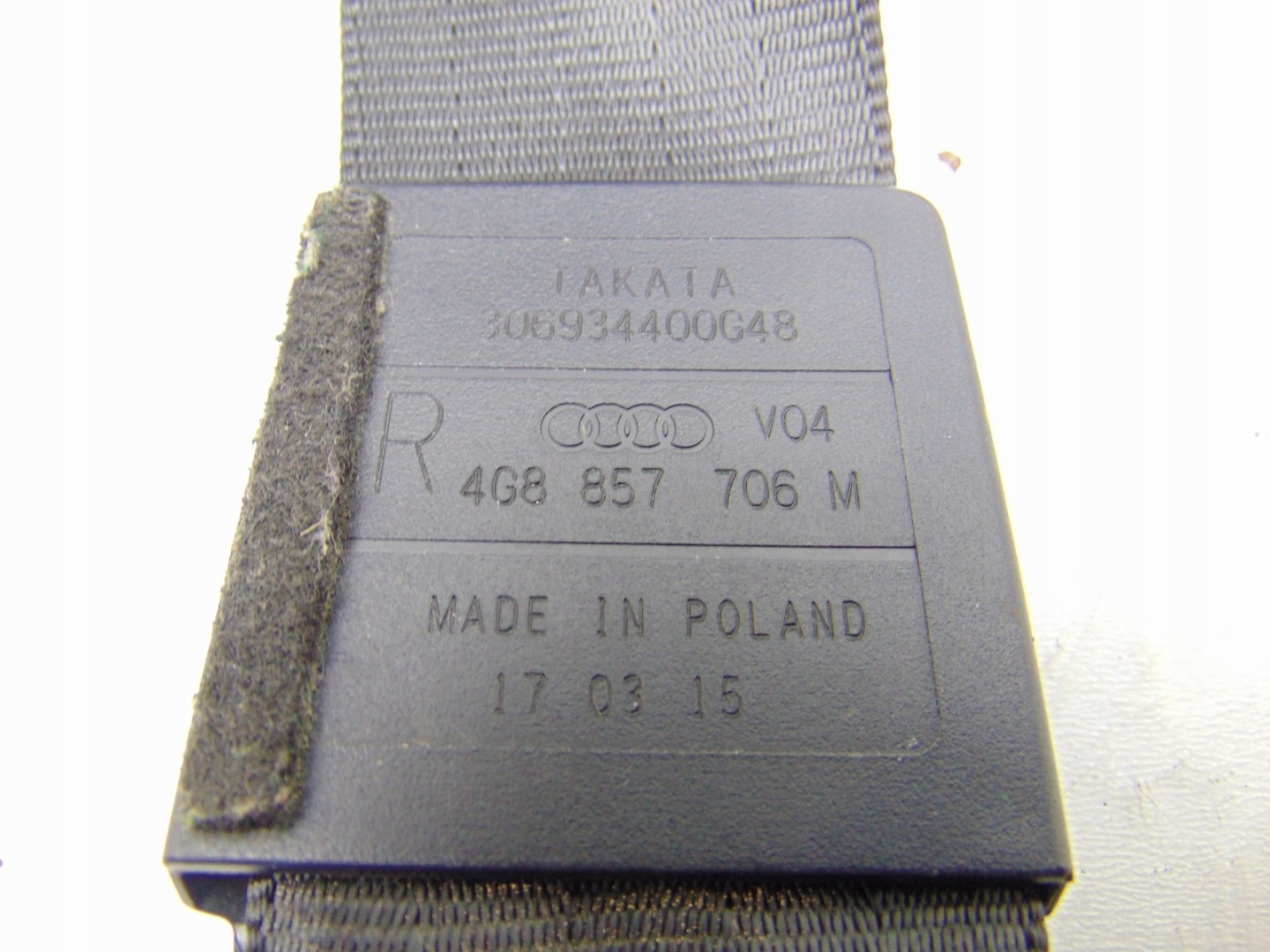 tension belt safety right front front AUDI A6 C7 4G8857706M