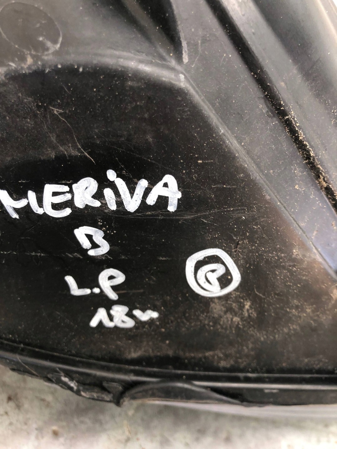 light left front OPEL MERIVA B 13286612
