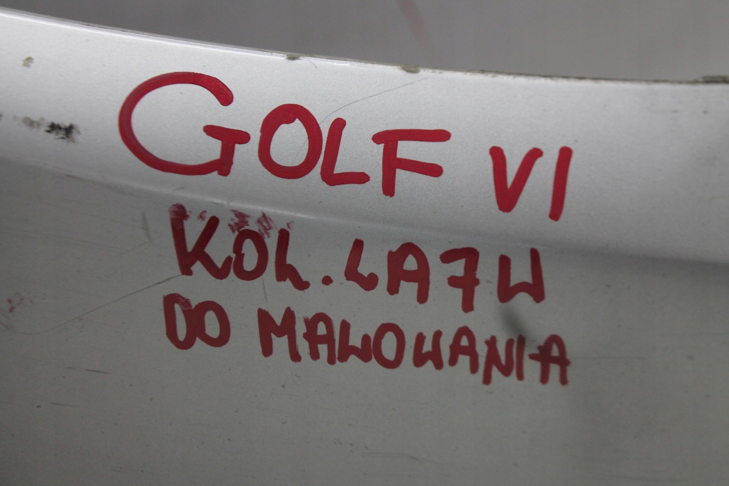 nárazník předek přední VW GOLF VI kol. LA7W 08-12