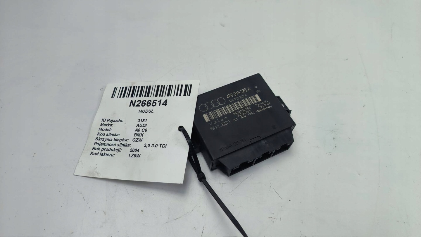 modulo parcheggio PDC 4F0919283A AUDI A6 C6