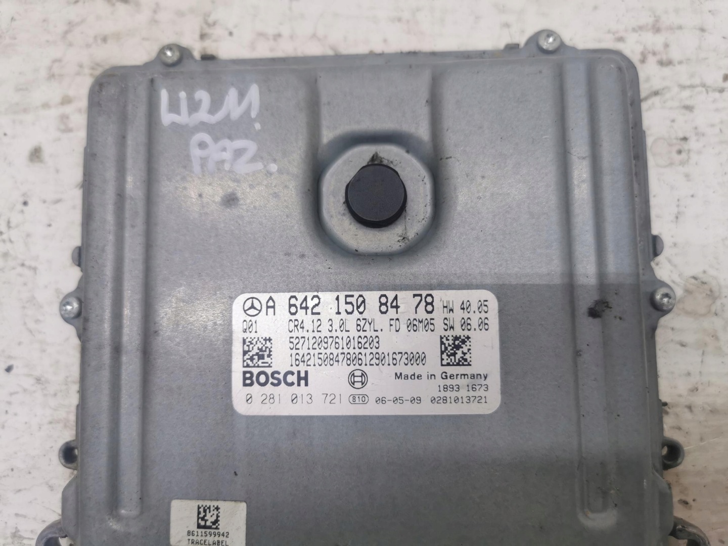 control unit of the engine MERCEDES E-KLASA W211 642920