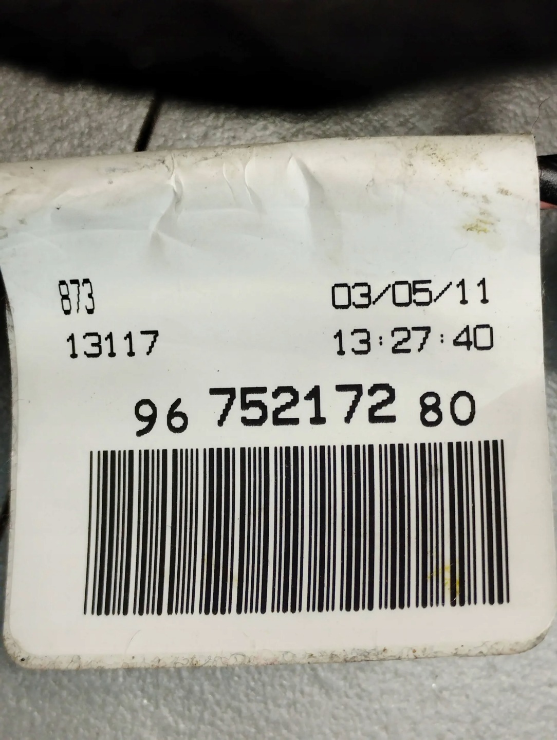Peugeot 508 bundle door right rear part 9675217280