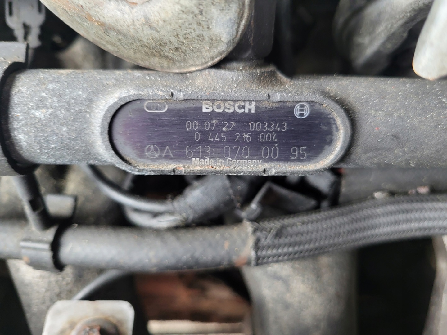 engine pillar MERCEDES S W220 320 CDI 3.2 A613