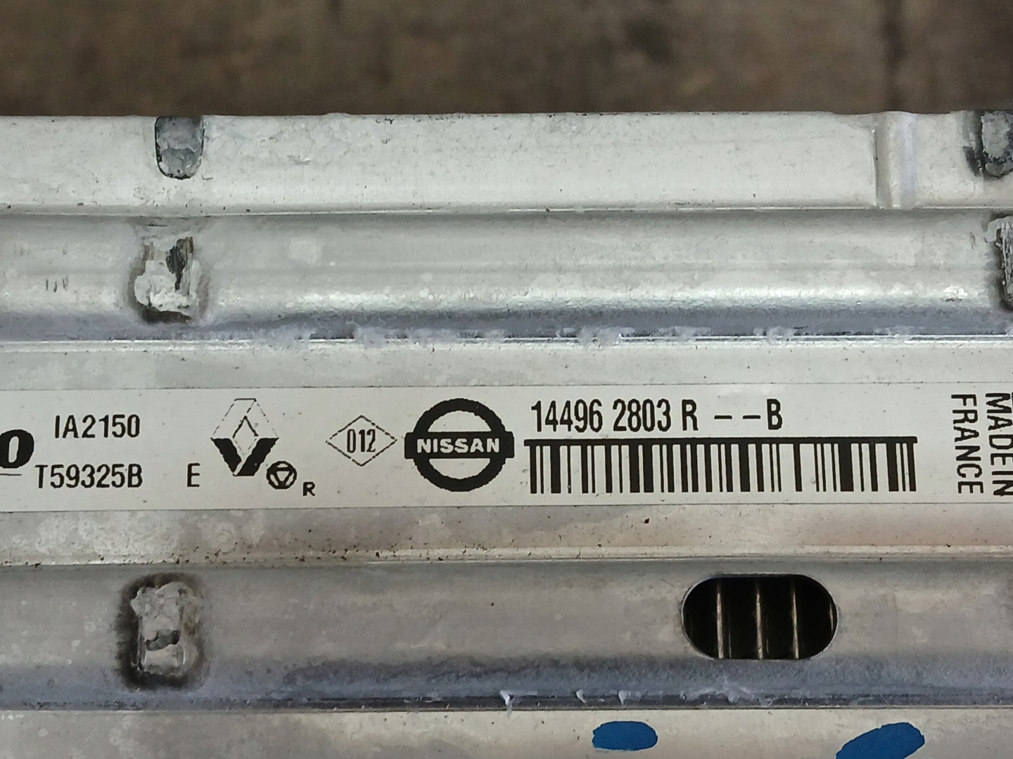 Kühler luft INTERCOOLER NISSAN RENAULT 144962803R