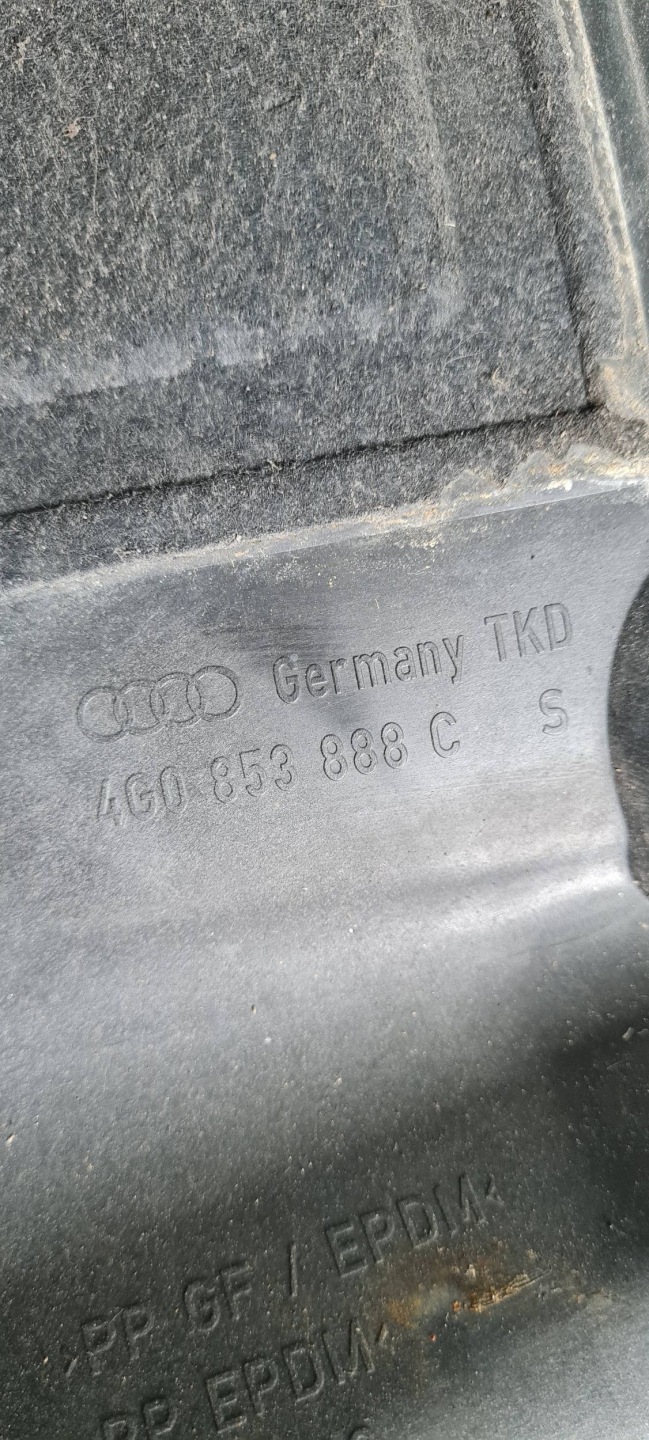 A6 C7 4G S6 mudguard right right front front SPOILER 4G0853888C