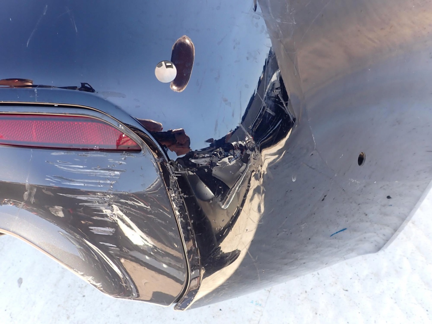 BMW 5 G31 KOMBI m-packet 17-20 bumper rear part PDC