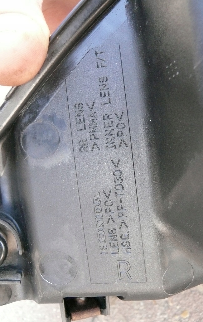 light right front HONDA CIVIC VIII 8 sedan USA