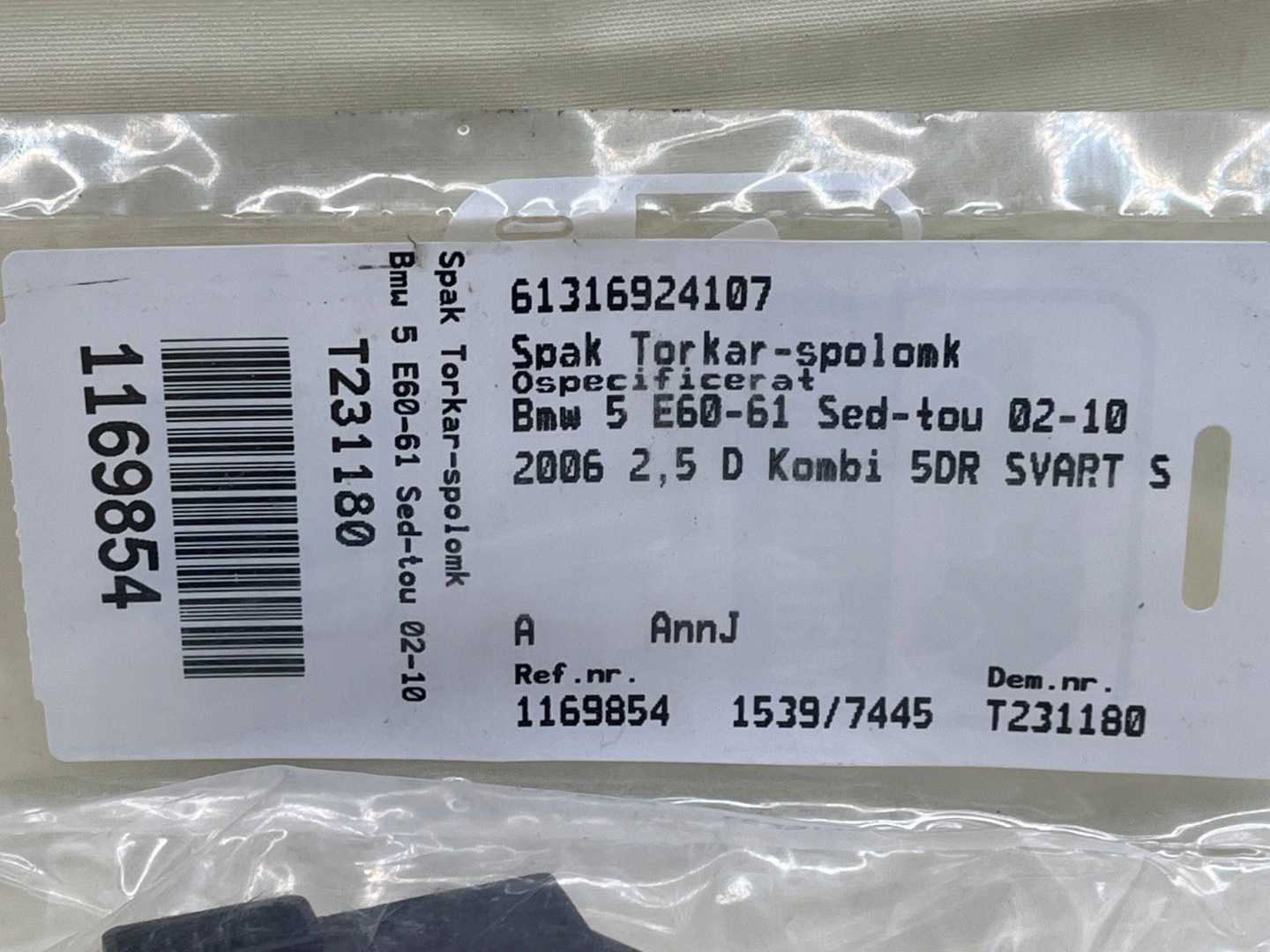 Manetka Blinkleuchten BMW 5 E60 E61 692410702 !J