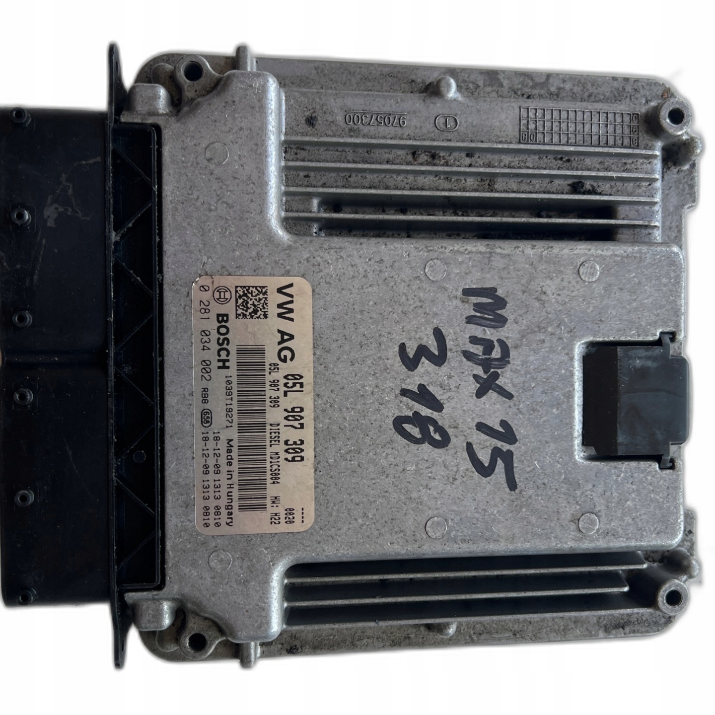 AUDI A6 2.0 TDI 05L907309 0281034002 1039T19271 computer originale