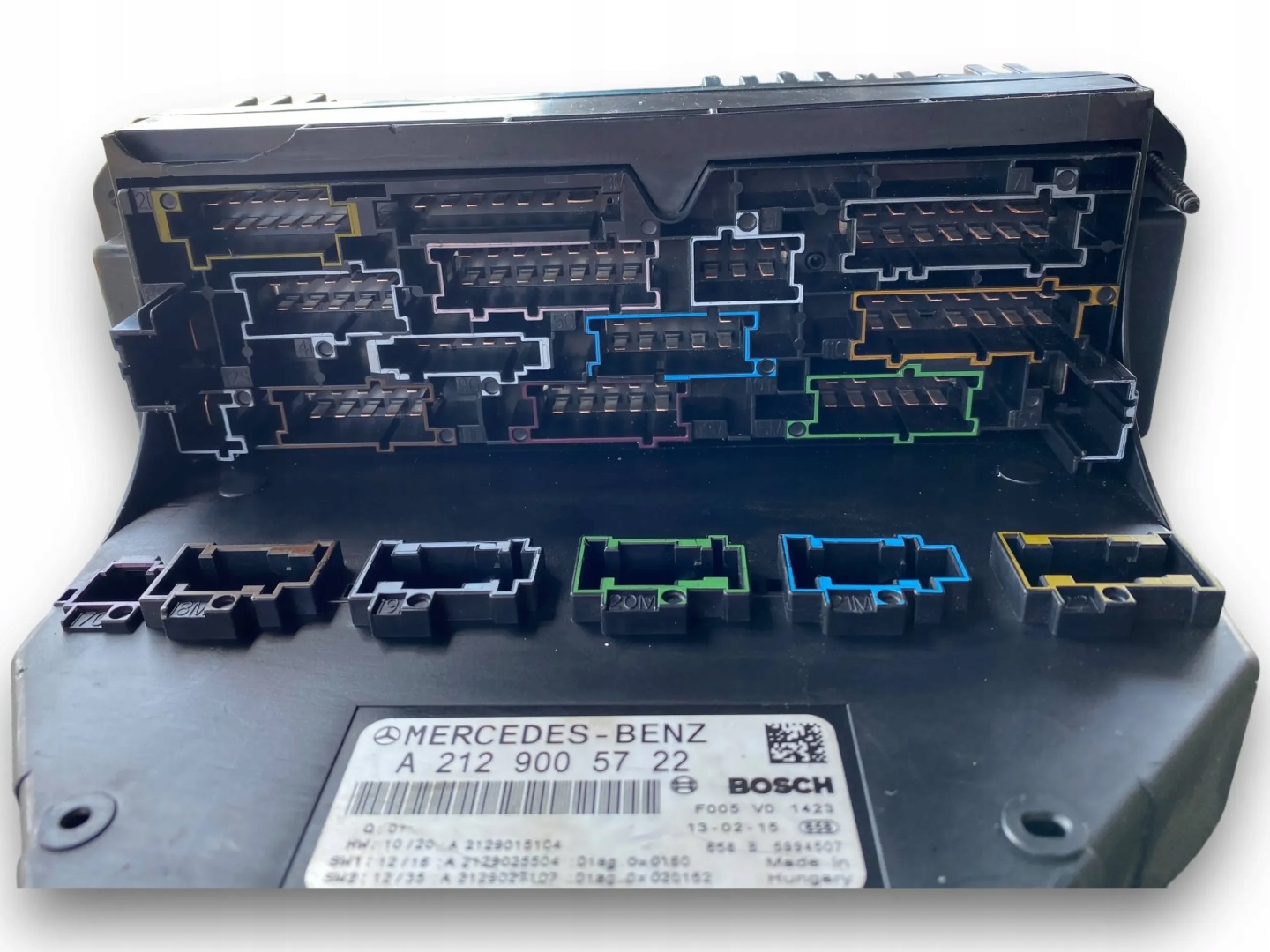 MERCEDES 212 E KLASA Module SAM Module fusibles DO NAPRAWY 2129005722
