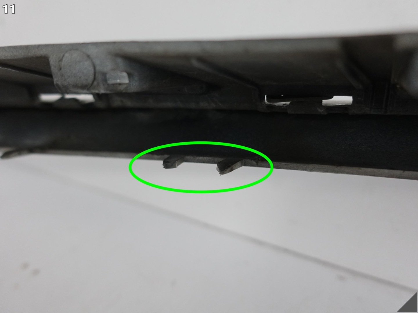 VW ID4 ID.4 11A GTX 20- moulding SPOILER cover cap W bumper front