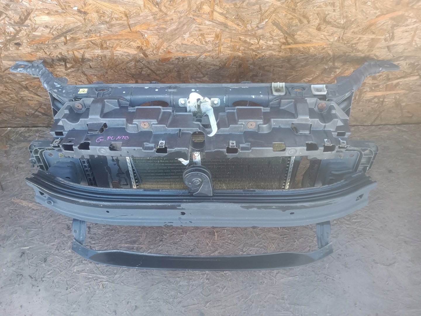 support panel for radiators sider FIAT GRANDE PUNTO