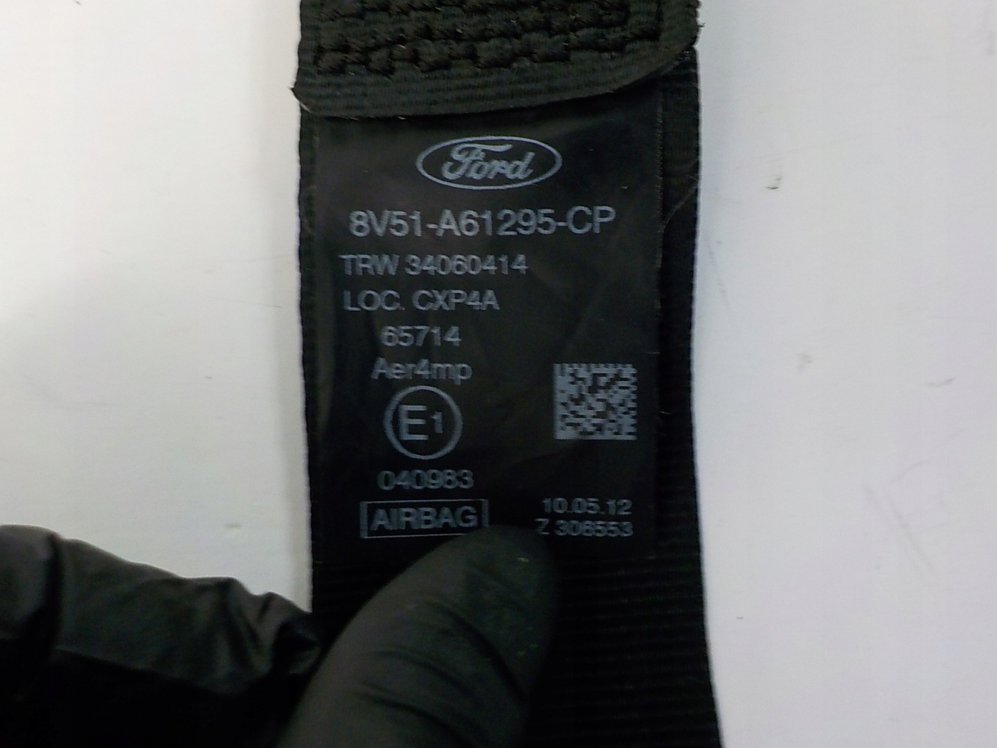 FORD FIESTA VII MK7 Gurten Sicherheits Spanner 8V51-A61295-CP