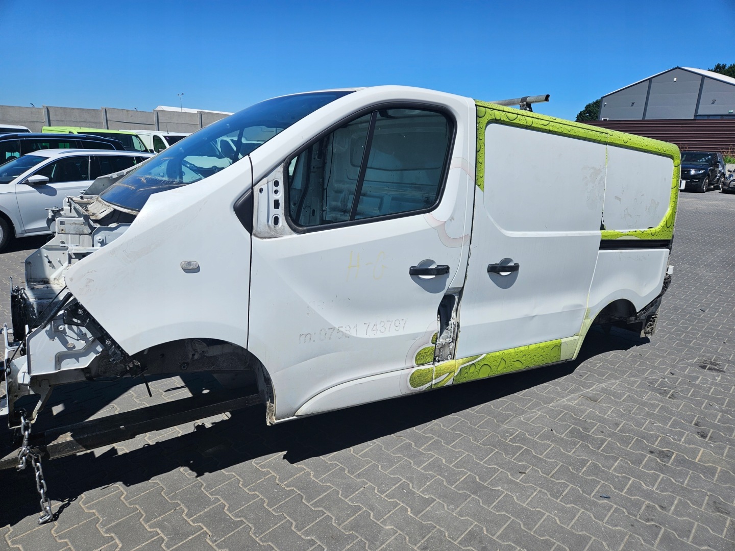 LONGHERONE parafango BOK sinistra posteriore LT OPEL VIVARO B TRAFIC III 16R