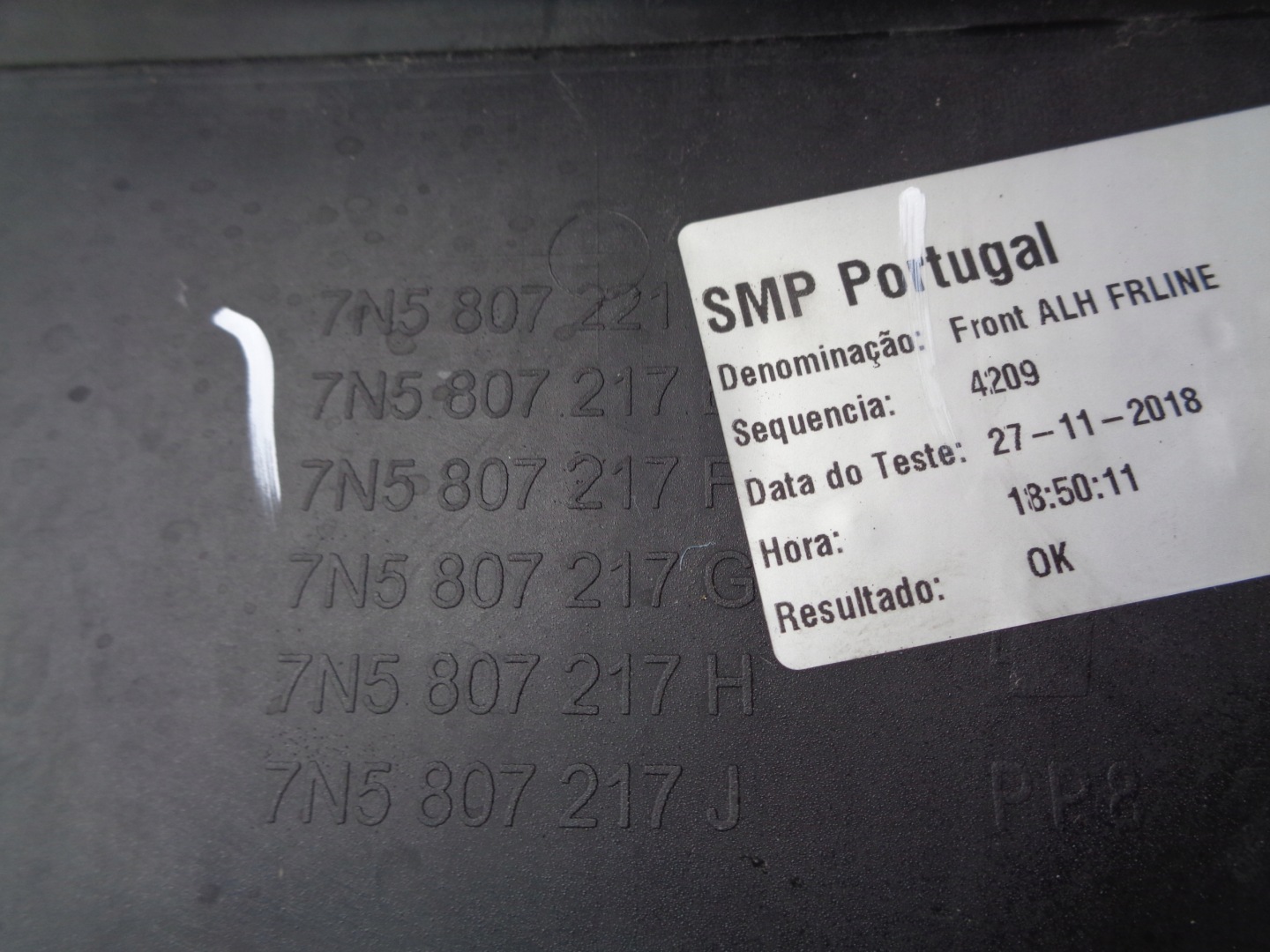 front bumper SEAT ALHAMBRA 7N5 10- NR 46471