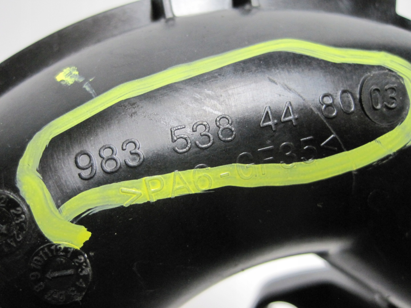 pipe Opel Mokka B 1.2THP 9835384480