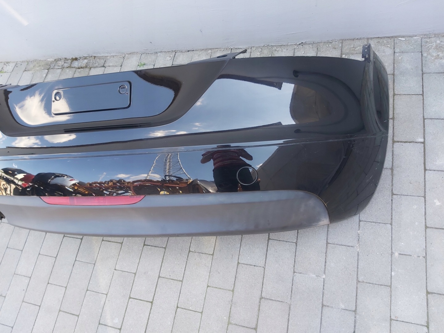 bumper rear part rear complete AUDI TT 8J LY9B
