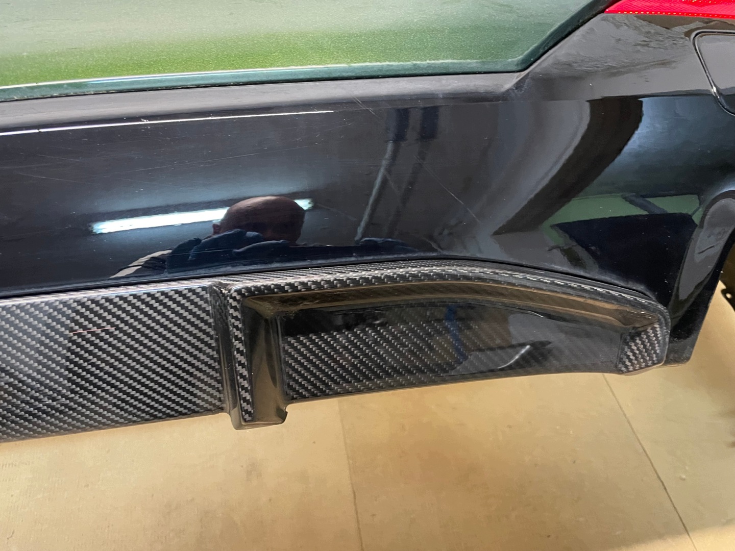 bumper rear part 6 X PDC + CARBON complete BMW 4 G22 G23 M440iX C4E IDEAL