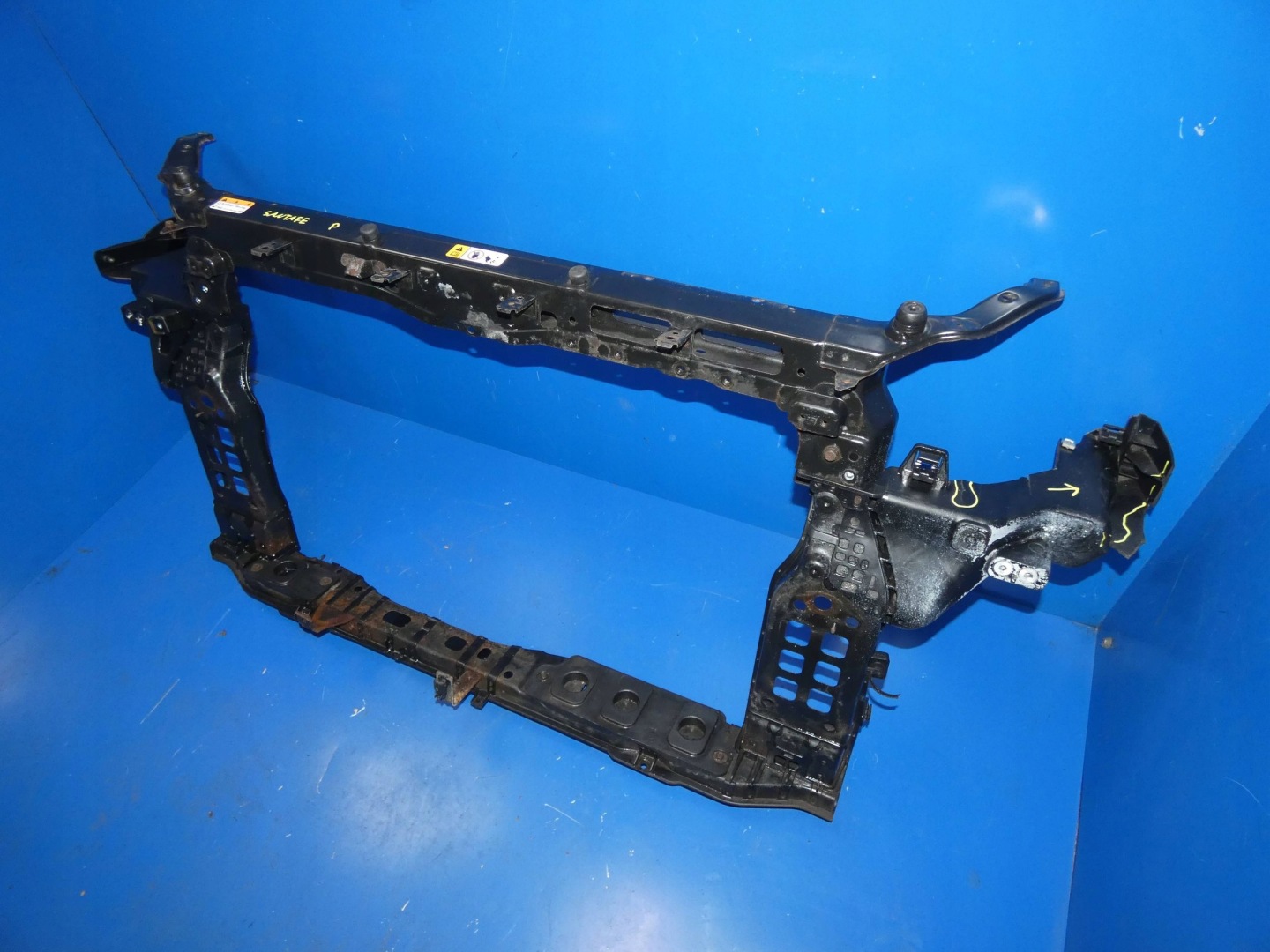 Hyundai Santa Fe III 2012- support panel for radiators pillar - STAN as for FOTO