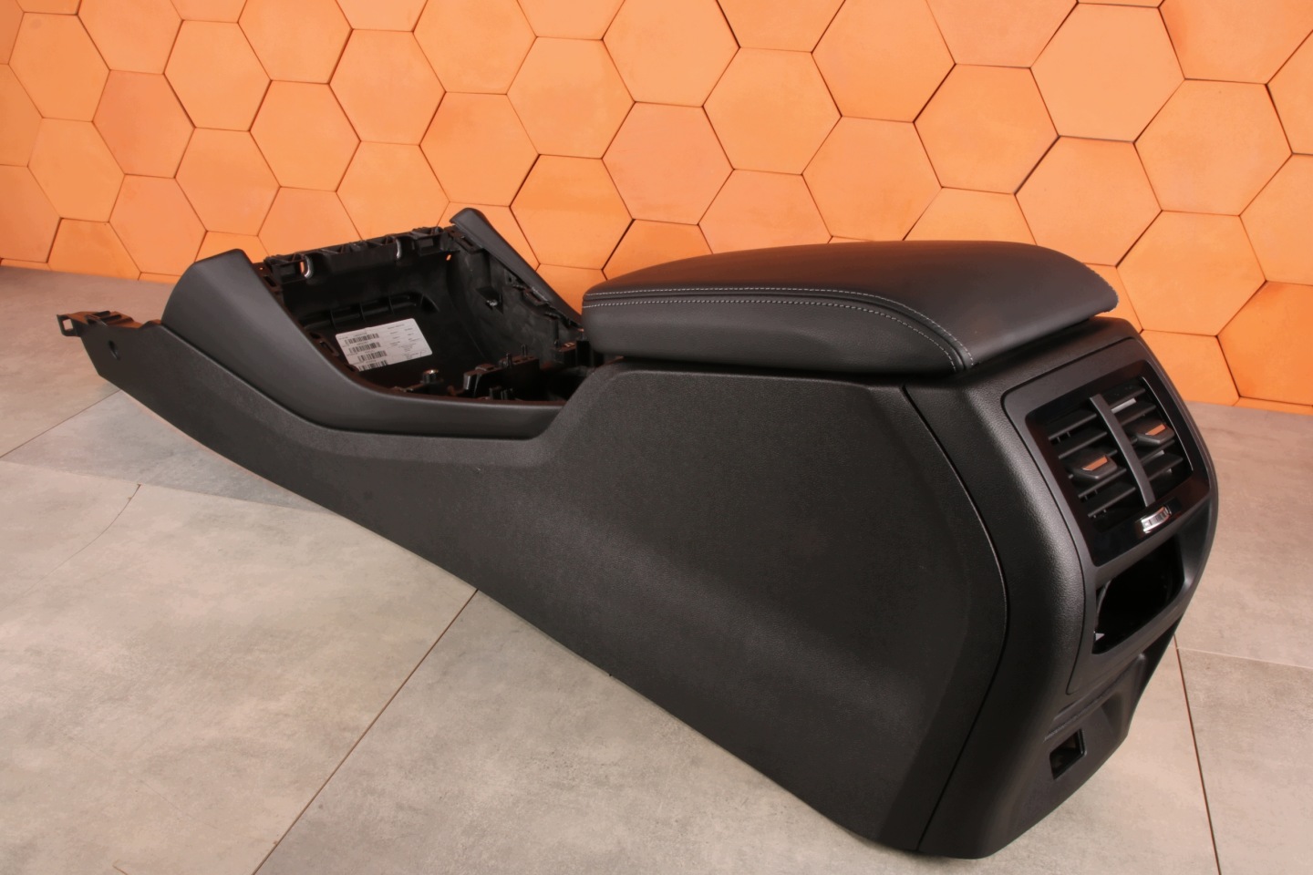BMW X3 G01 LCI TUNEL central armrest grey SZEW leather 5A0C8E3