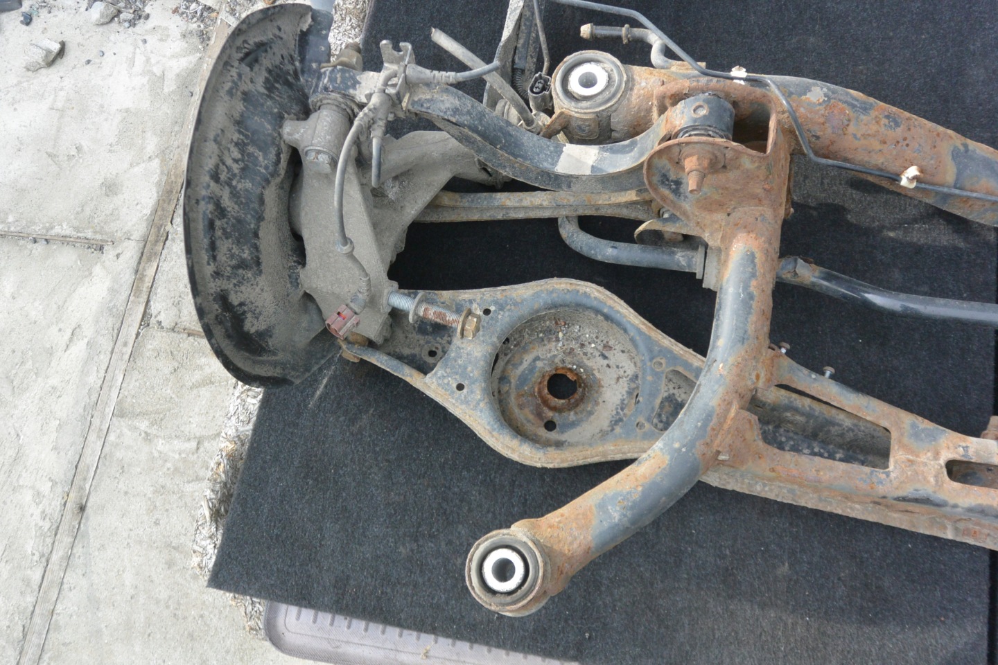 axle beam springing rear part swing arm KPL 2WD VW PASSAT CC B6 B7