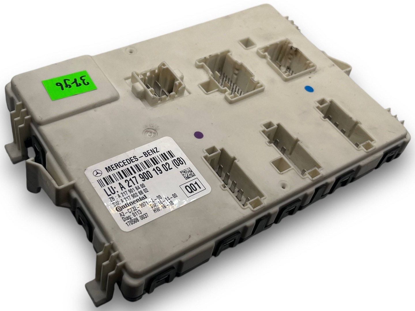 MERCEDES S KLASA W217 CABRIO control unit roofs 2179001902 @M