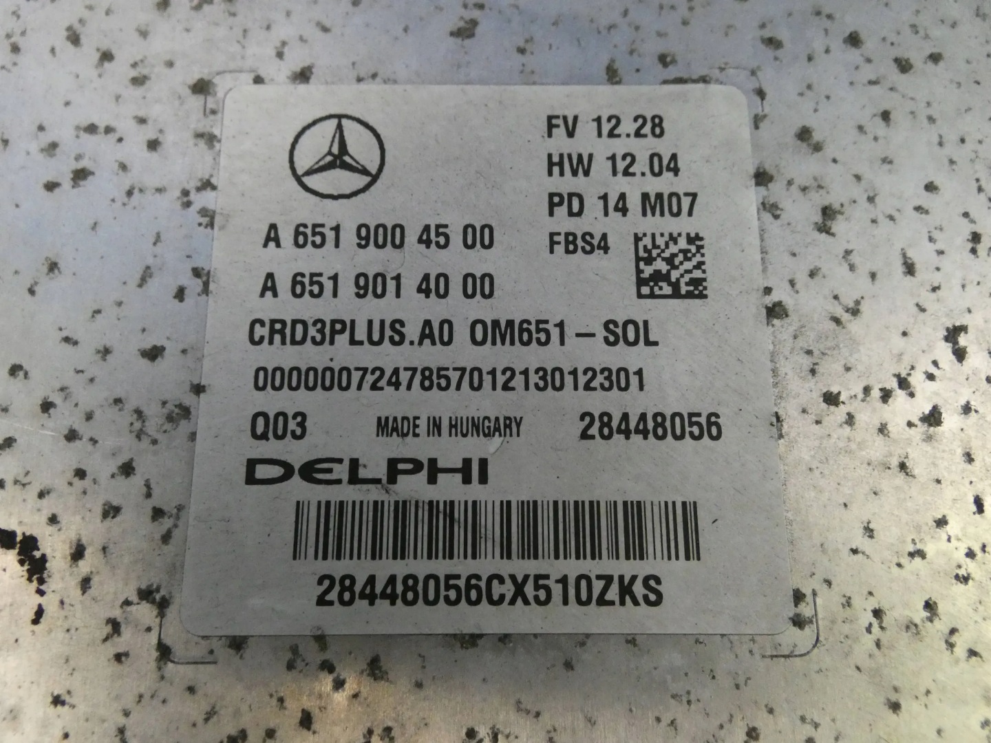 MERCEDES C KLASA W205 E W213 2.2 CDI computer of the engine module control unit