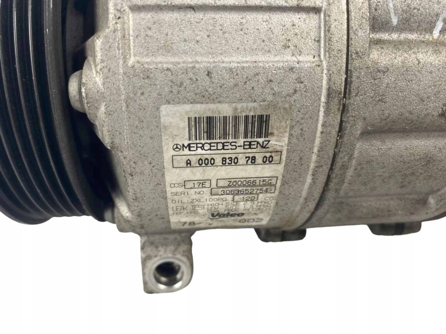 Mercedes C180 CGI W204 Klimakompressor klimaanlage A0008307800