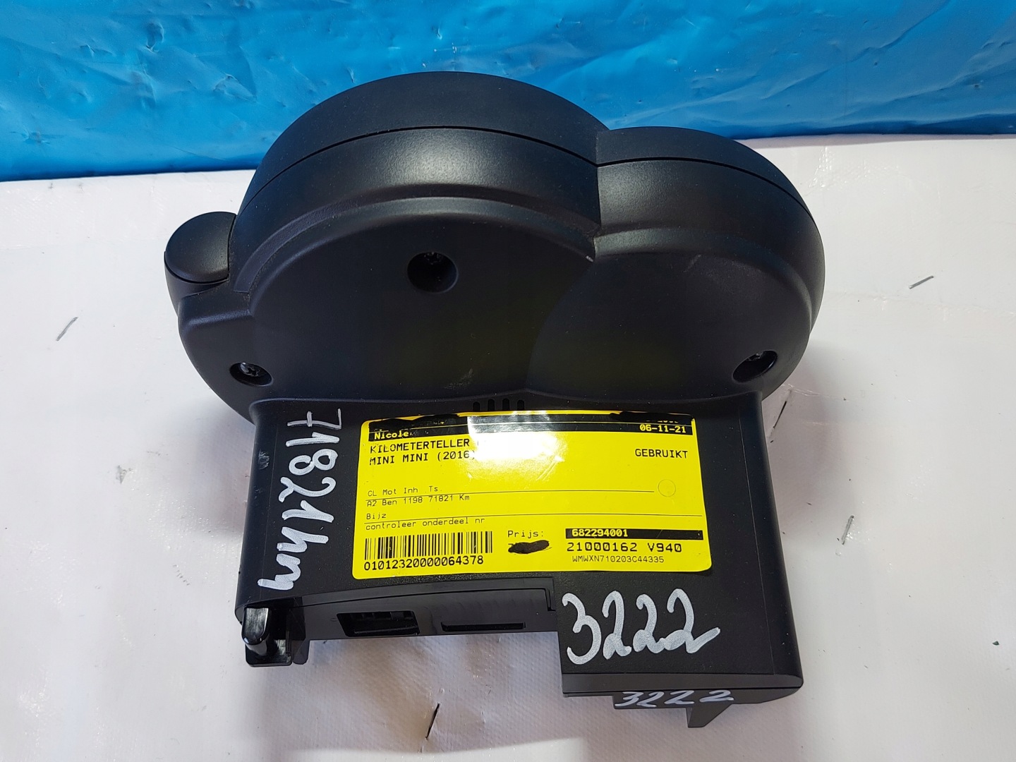 dials clock MINI F55 1.2 B 2016R 6822940-01