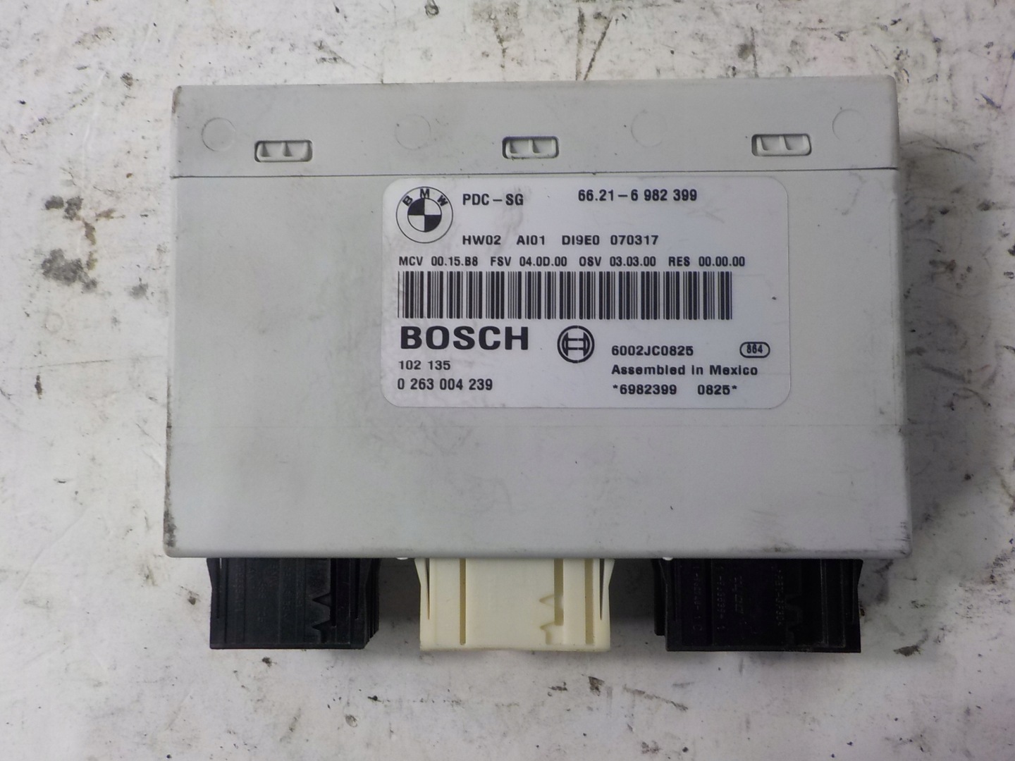 BMW 1 E87 modulo Centralina parcheggio PDC 6982399 0263004239