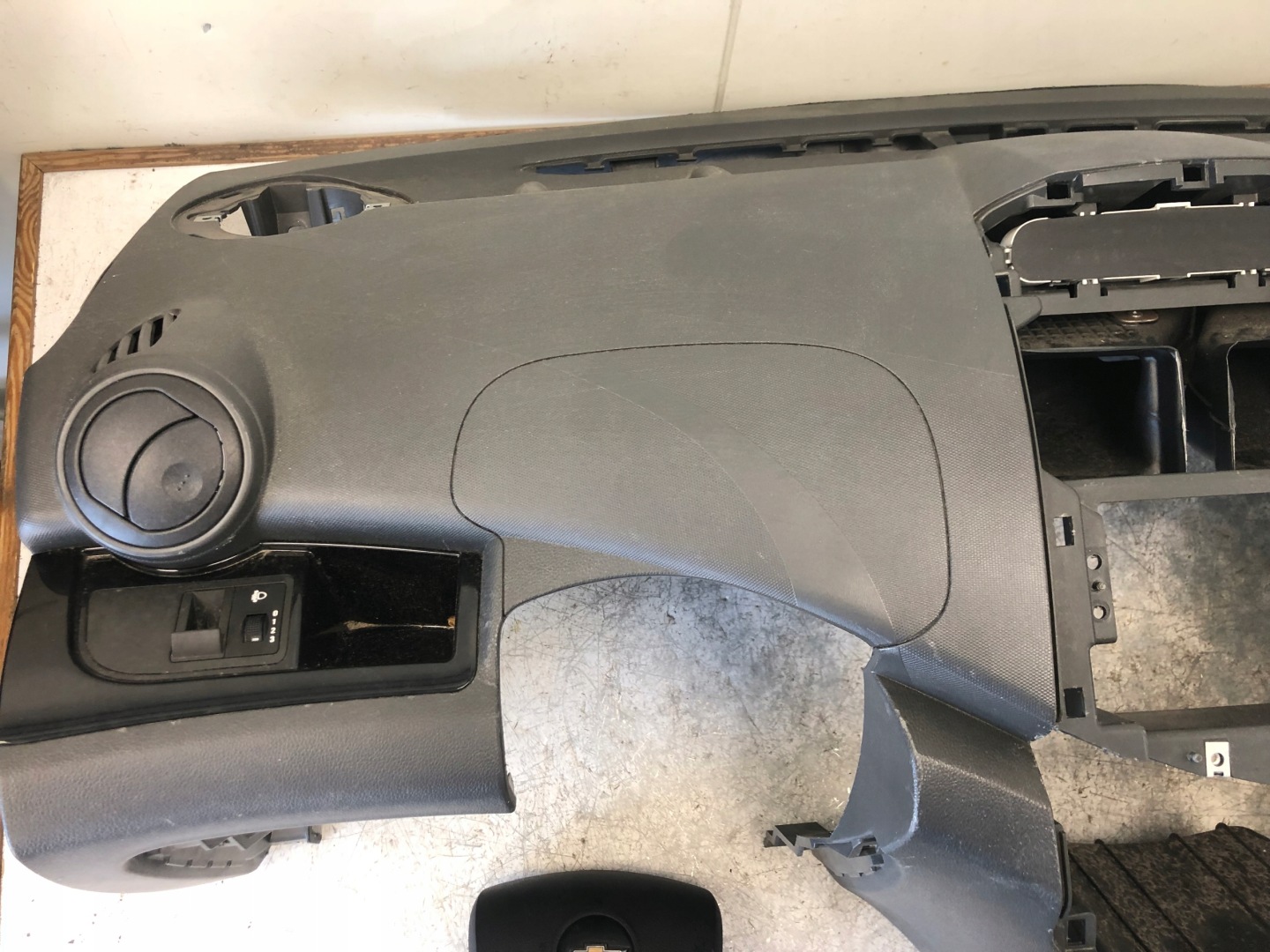 dashboard console airbag tension belts CHEVROLET SPARK EU