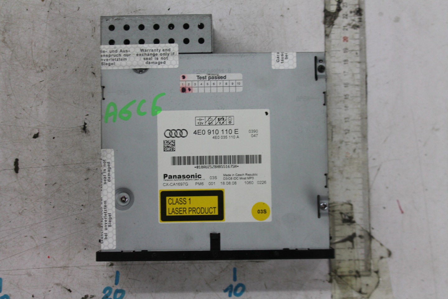 changer CD player 4E0910110E AUDI A6 C6 04-08