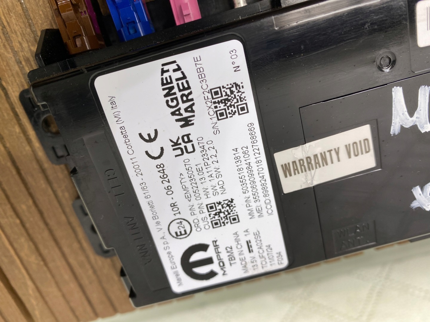 OPEL MOVANO C DUCATO 22-26 module control unit TELEMATIC 00522350570 OE