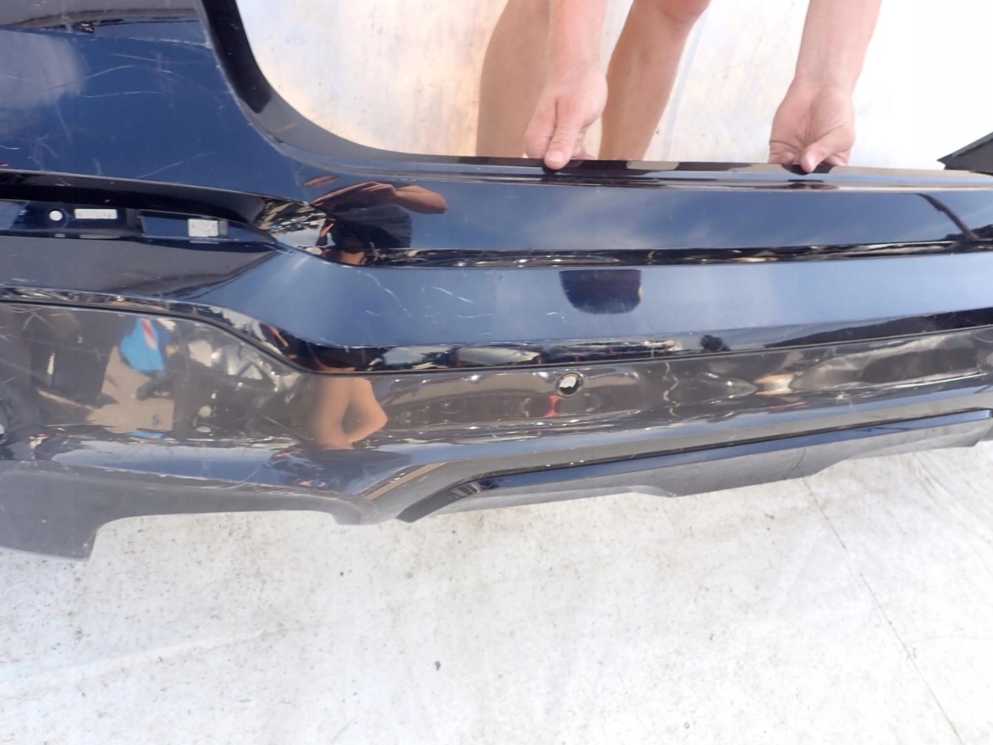 BMW X4 F26 14-18 m-packet bumper rear part rear PDC