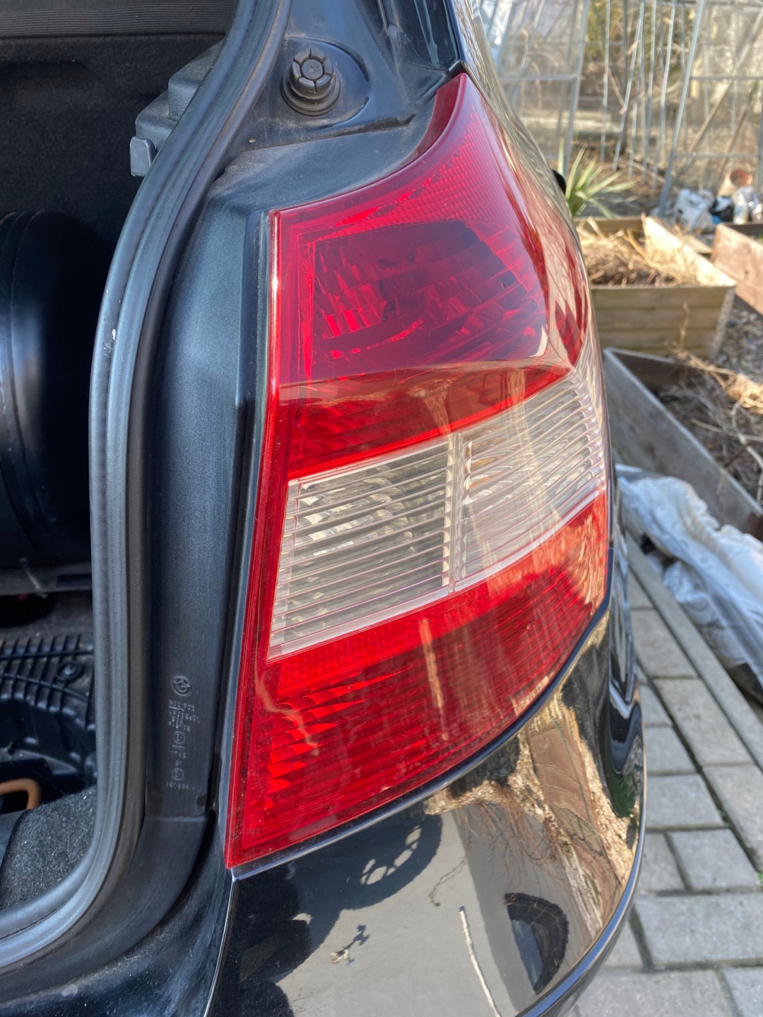 BMW 1 and E87 04-11 light right rear rear part
