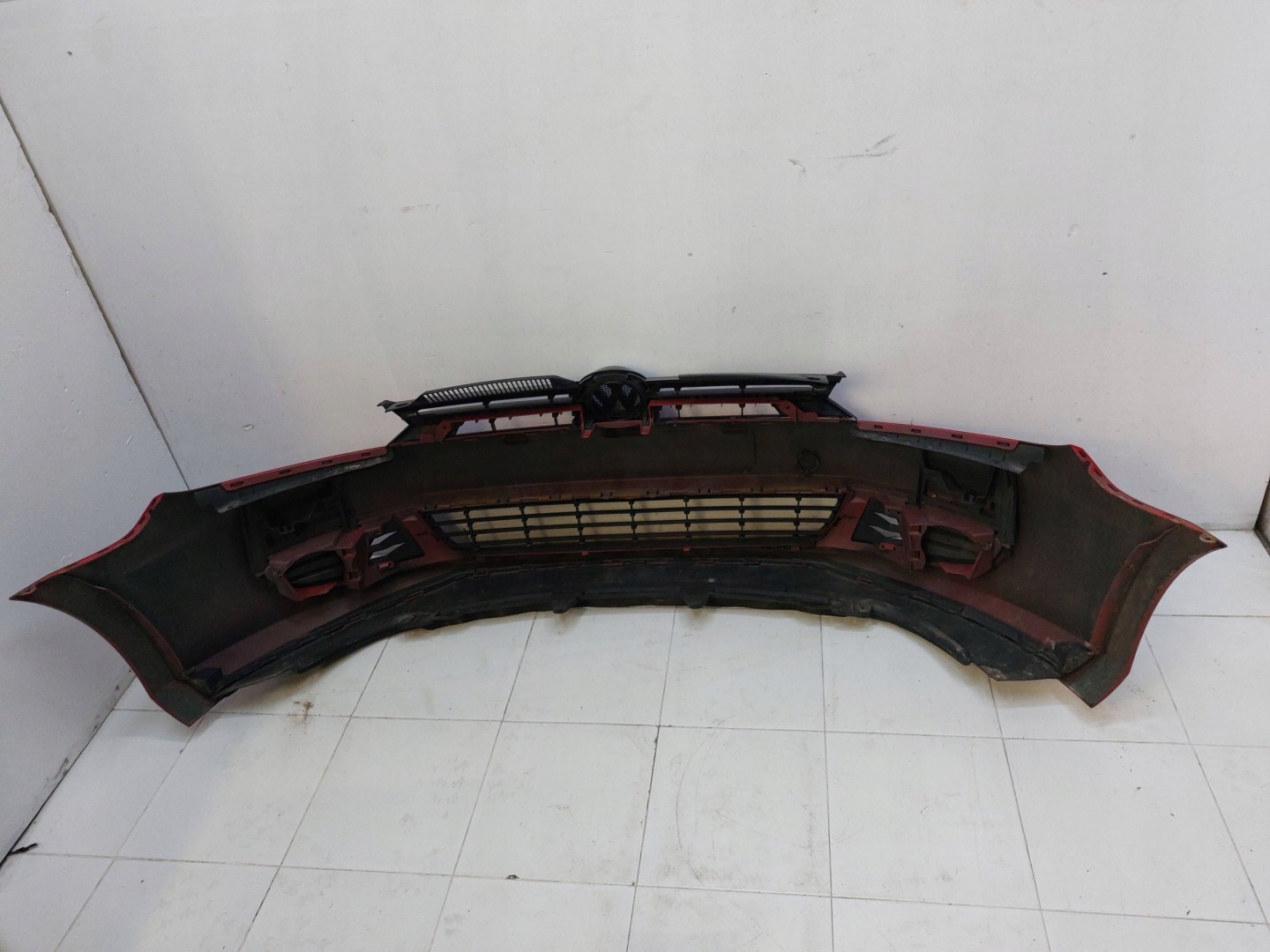VW GOLF VI 6 08-13r bumper front grille complete LY3D