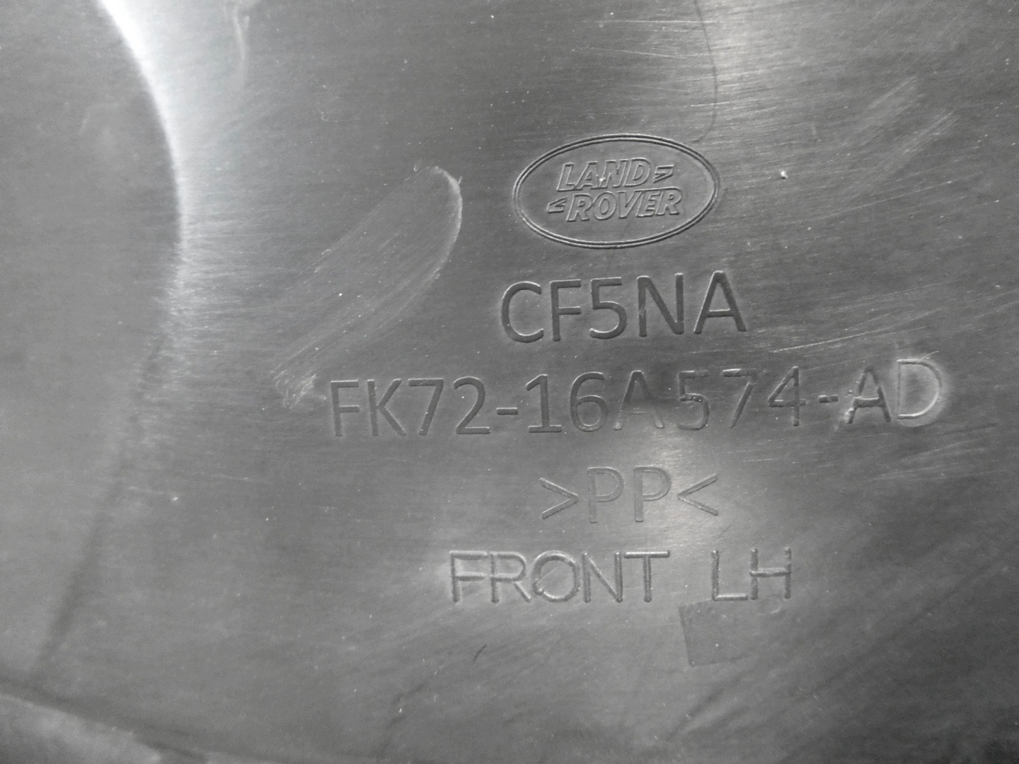 mudguard left front KOMPLET LAND ROVER DISCOVERY SPORT L550