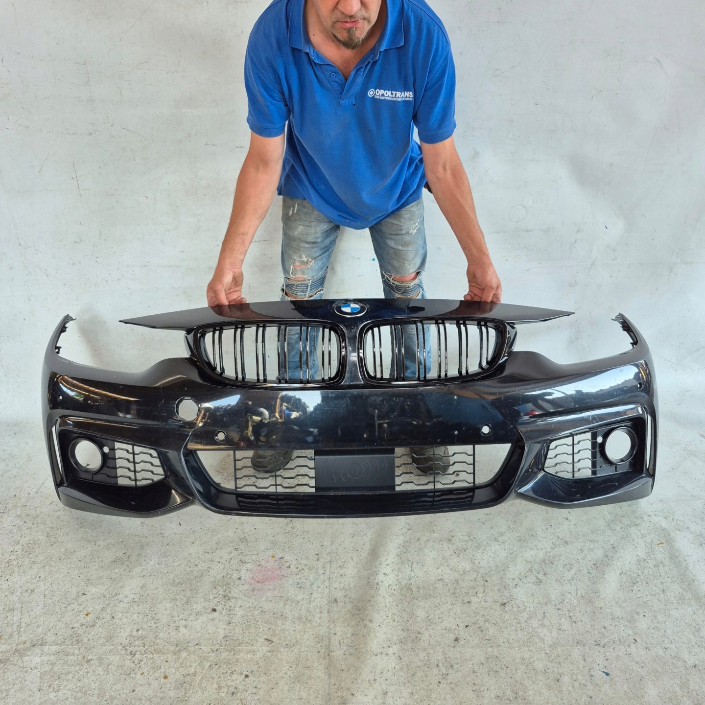 BMW 4 F32 m-packet 13- bumper front front 4XPDC