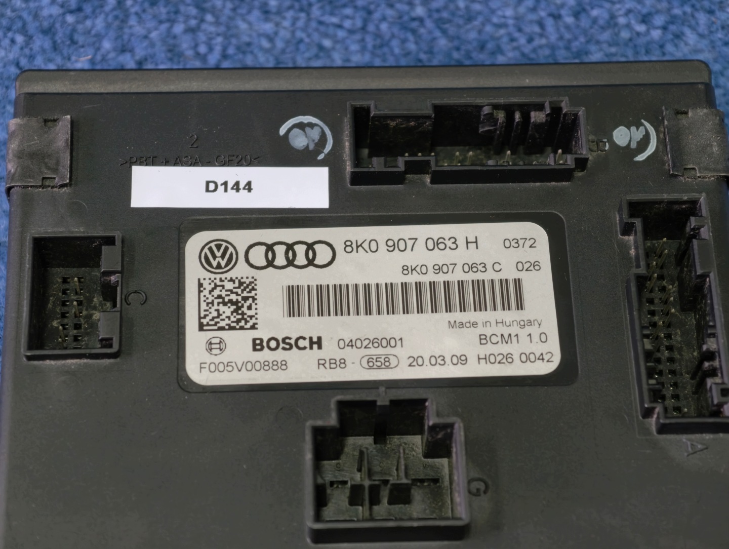 AUDI A4 B8 A5 8T Q5 8R Unité commande confort BCM Original 8K0907063H