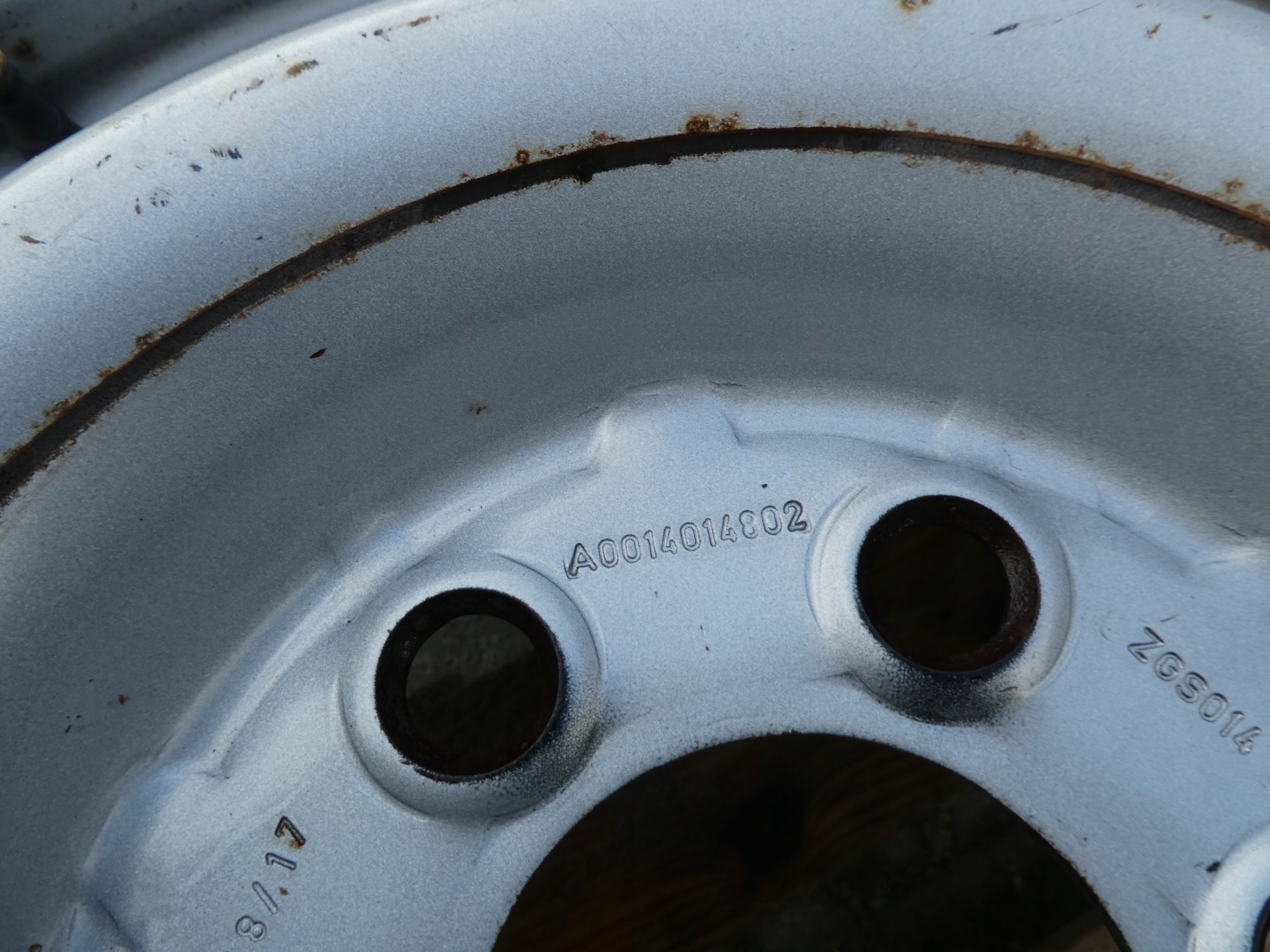 4X discs metal disc MERCEDES SPRINTER CRAFTER A0014014802
