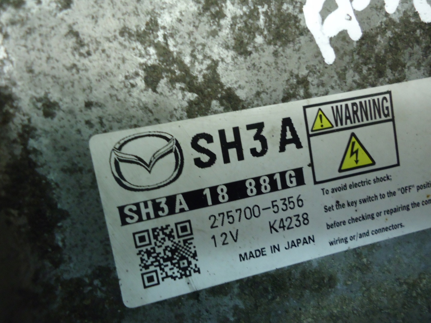 MAZDA 6 GJ 2.2 SKYACTIV SH01 computer 275700-5356 SH3A18881G