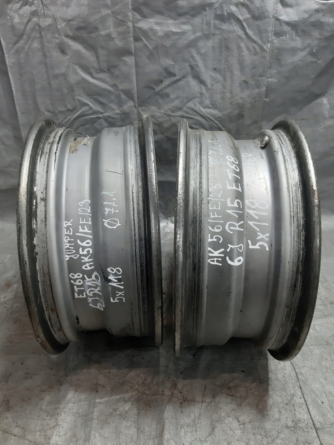 disk STALOWA 1X JUMPER 5X118 R15 6J ET68